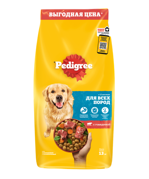 PEDIGREE® для взрослых собак всех пород